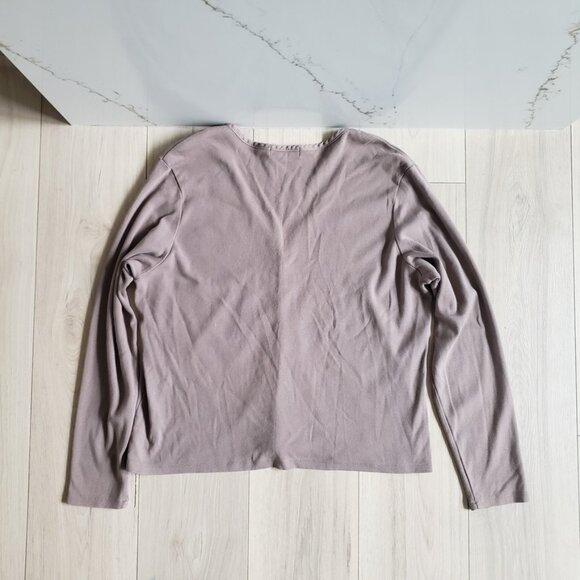 Eddie Bauer Sweater Bundle Women’s XL | Off White + Taupe Knit Crewnecks - Picture 6 of 7